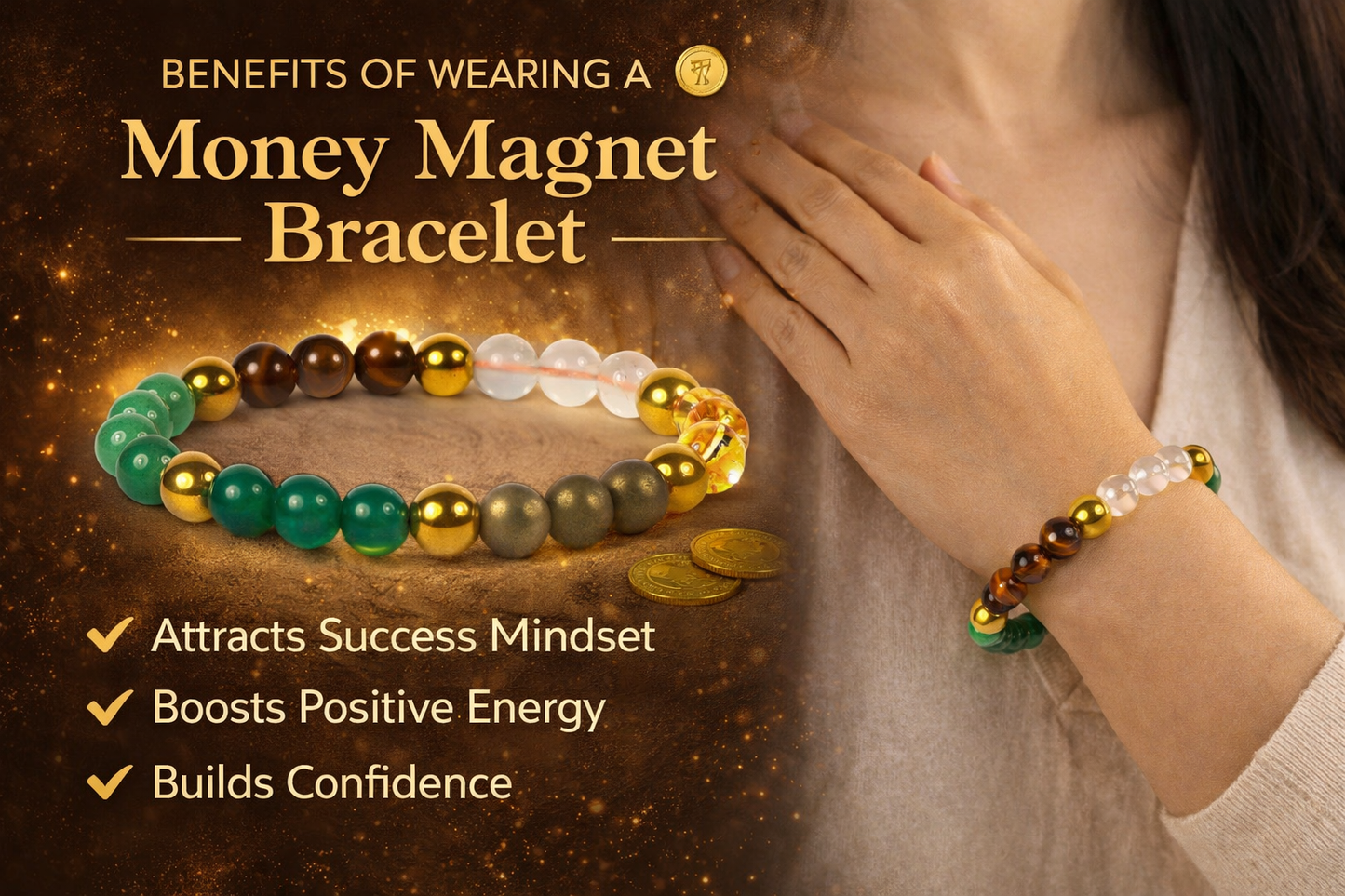 Money Magnet Bracelet β Attract Wealth, Success & Positive Energy