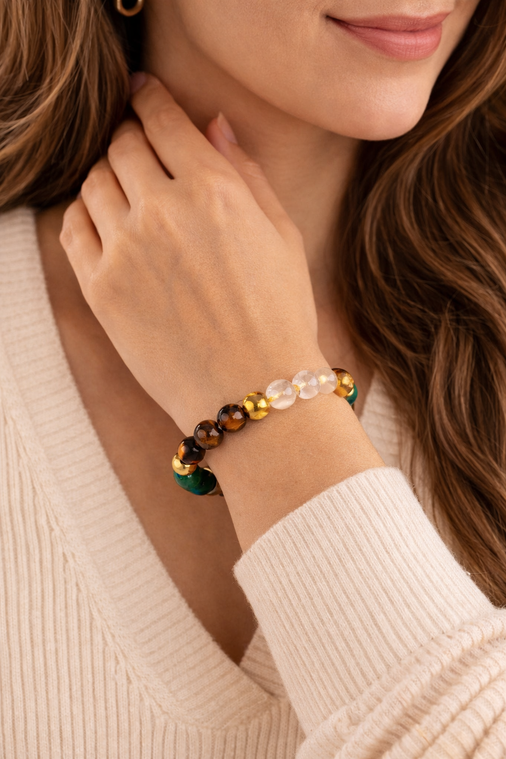 Certified Dhan Yog Bracelet | Attracts Wealth & Financial Prosperity | FREE RAW SELENITE PLATE